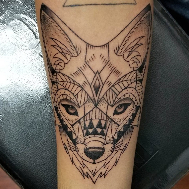 Wolf mandala