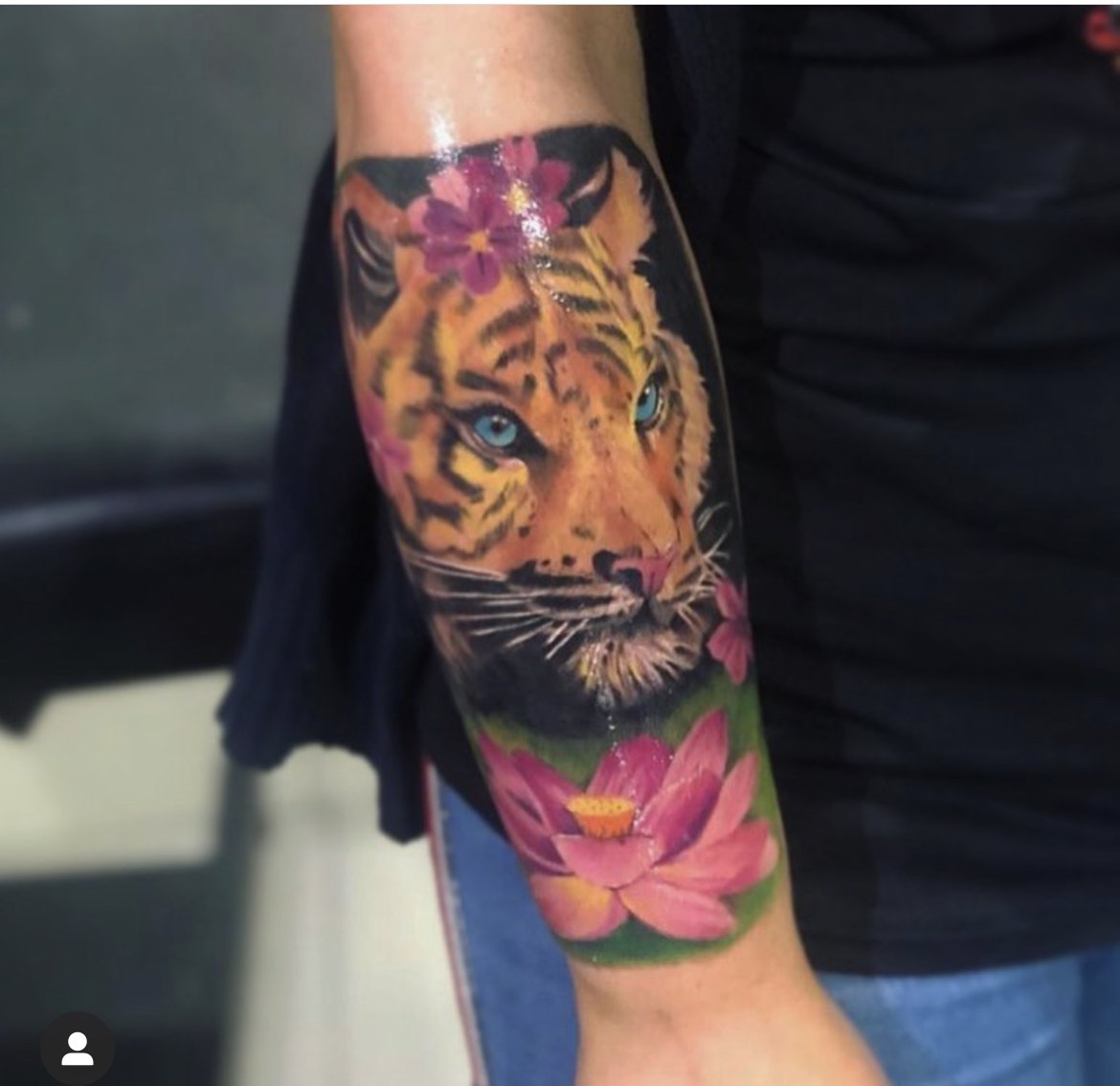 tiger color forearm 