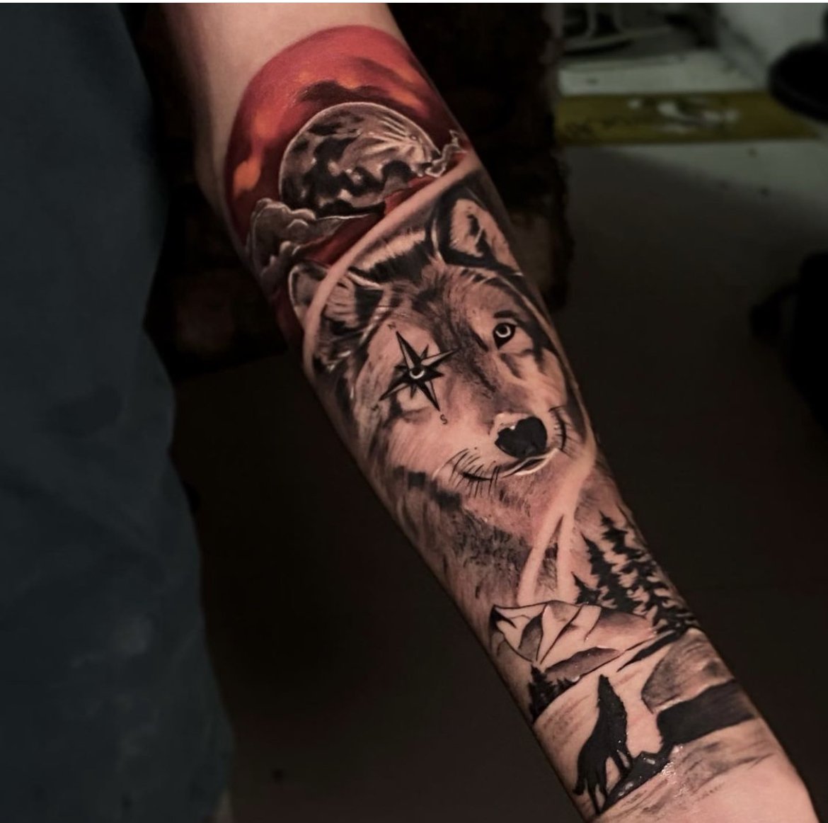 wolf forearm 