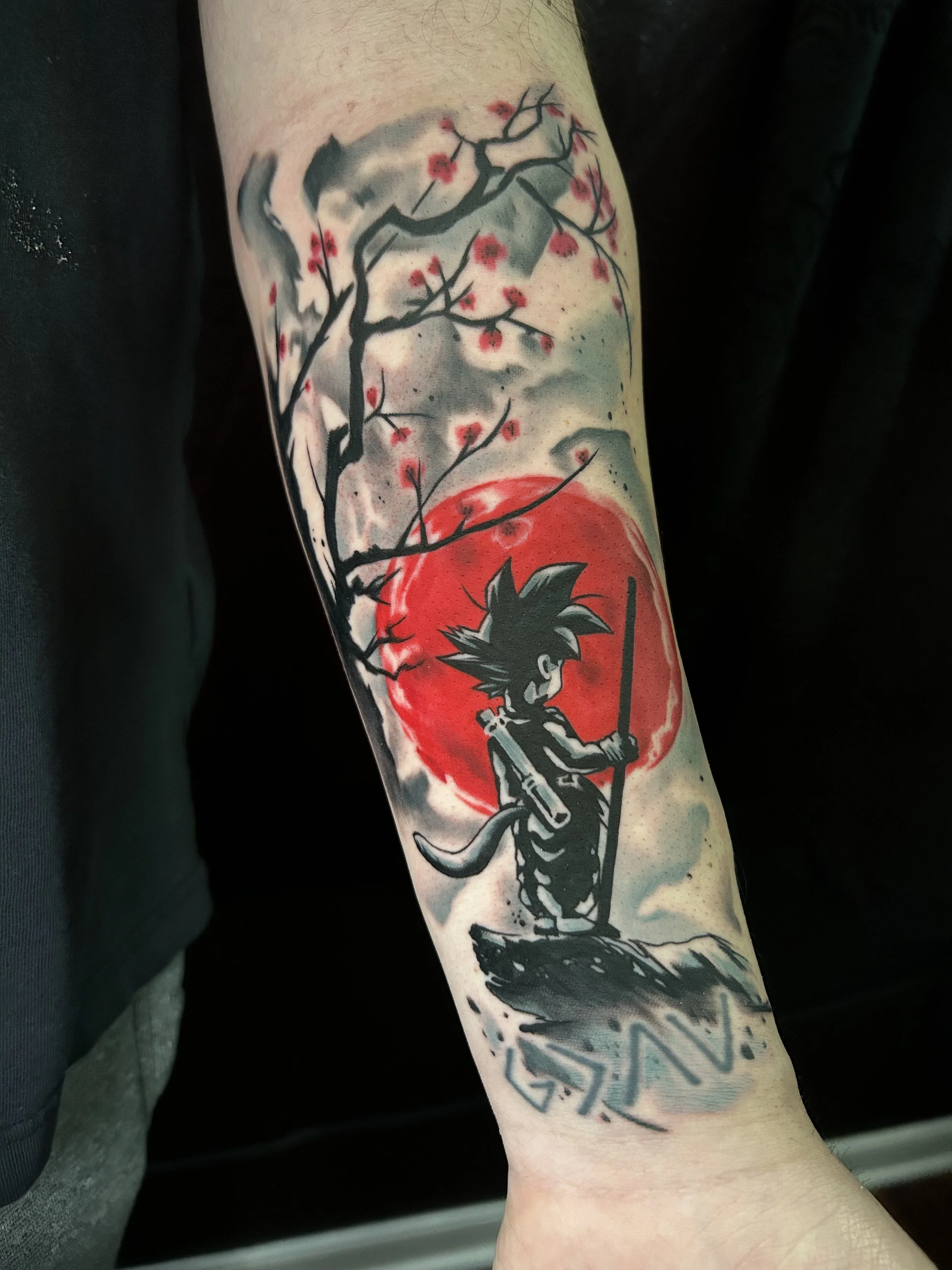 goku dragon ball z color