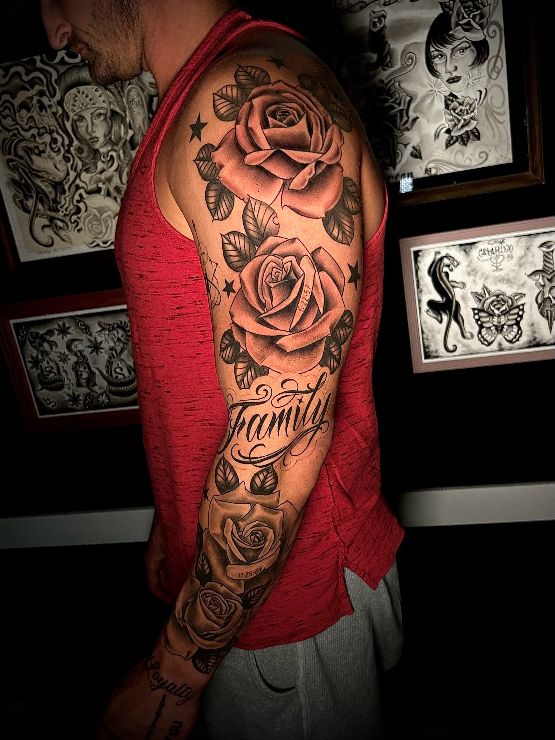 rose sleeve for men