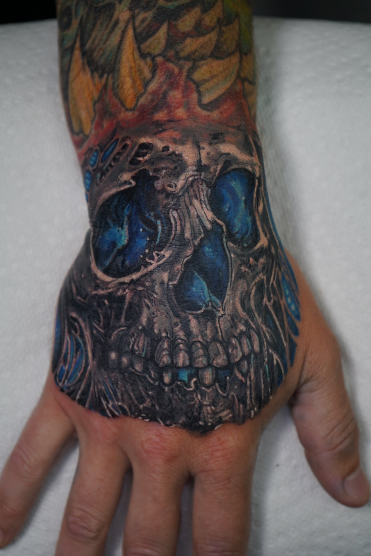 hand, skull, death