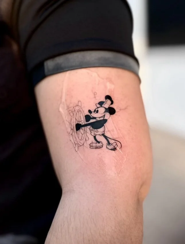mickey mouse old fashion