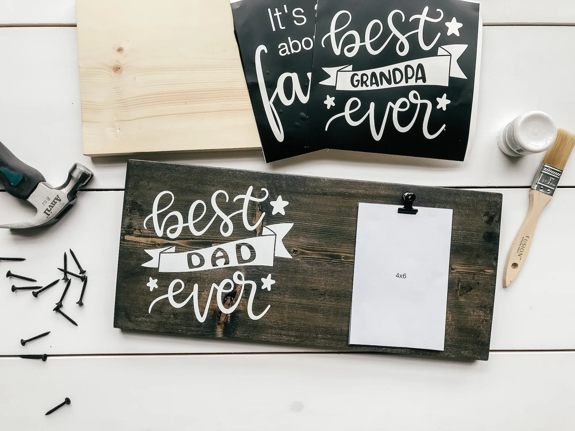 father day take and make kit wood sign kelowna1.JPG