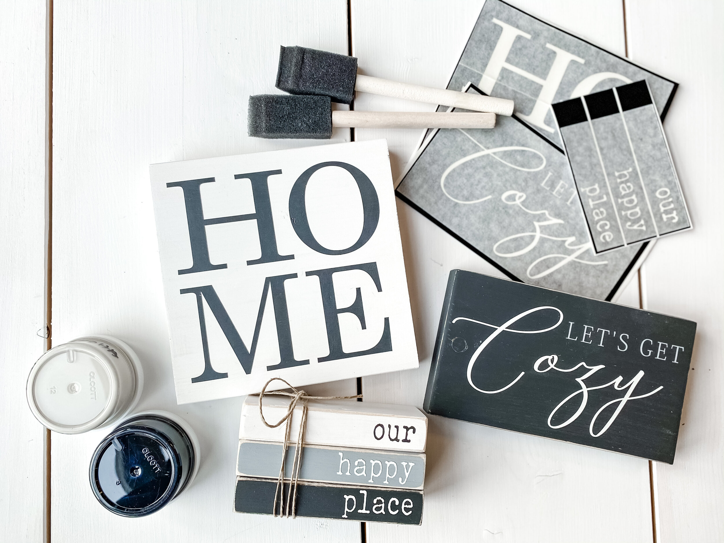 HOME - Wood Sign Bundle | DIY Kit