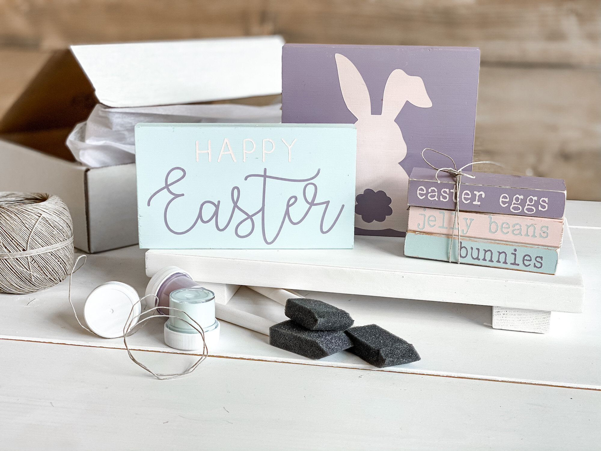Easter Bunny 3 Sign Bundle | DIY Kit