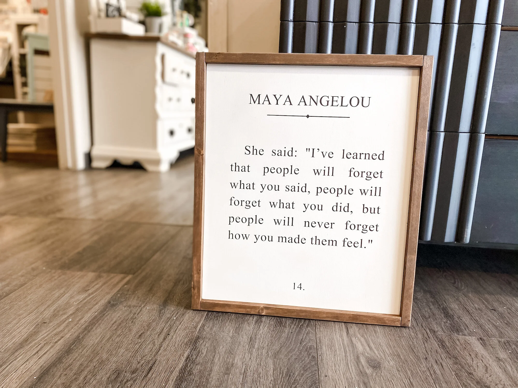 Framed 17"x20" Wood Sign - Various Designs - DIY Kit