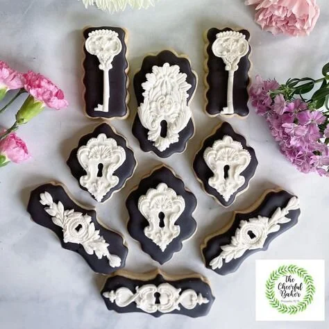 Lock and Key molds on cookies.jpeg