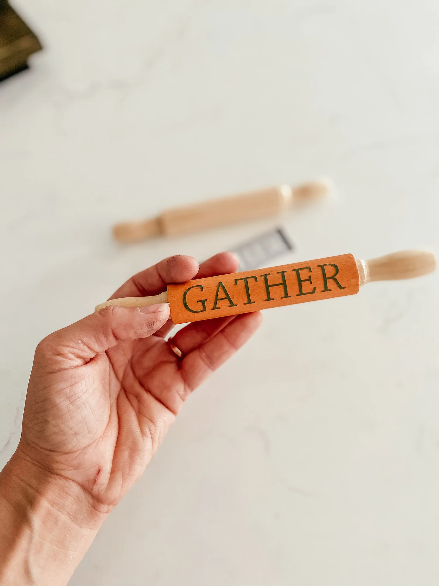 Mini Rolling Pin DIY Kit — Rustic Chalk Decor