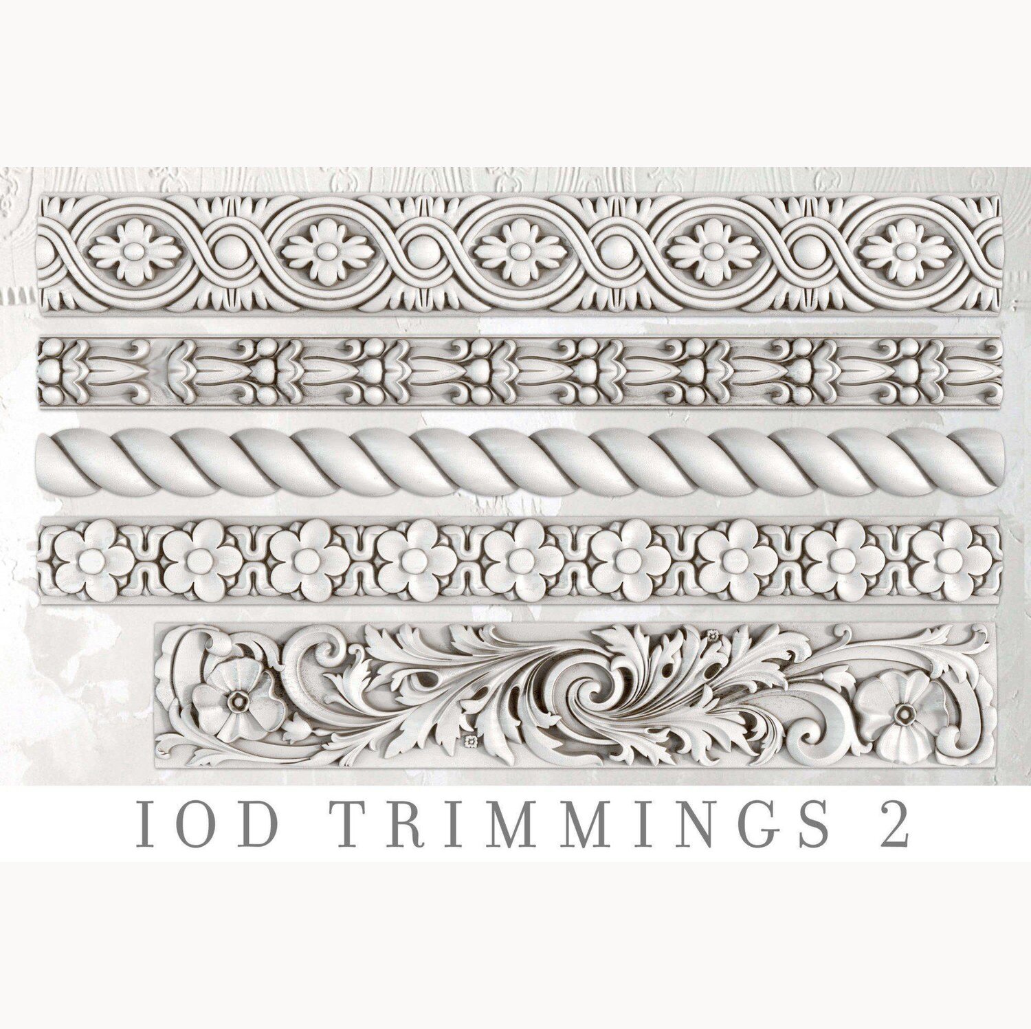 Trimming 2 - IOD Mould (6″X10″) — Rustic Chalk Decor