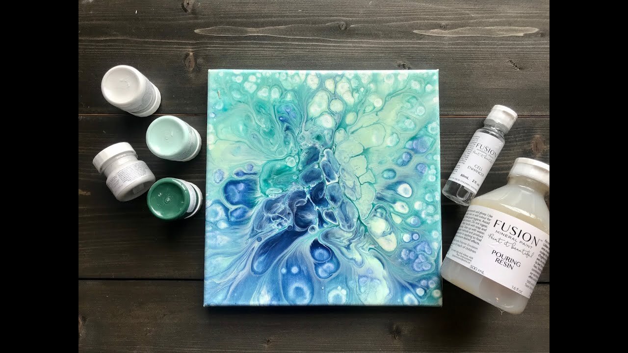 Sign up for June 14, Acrylic Paint Pour Workshop in Penticton