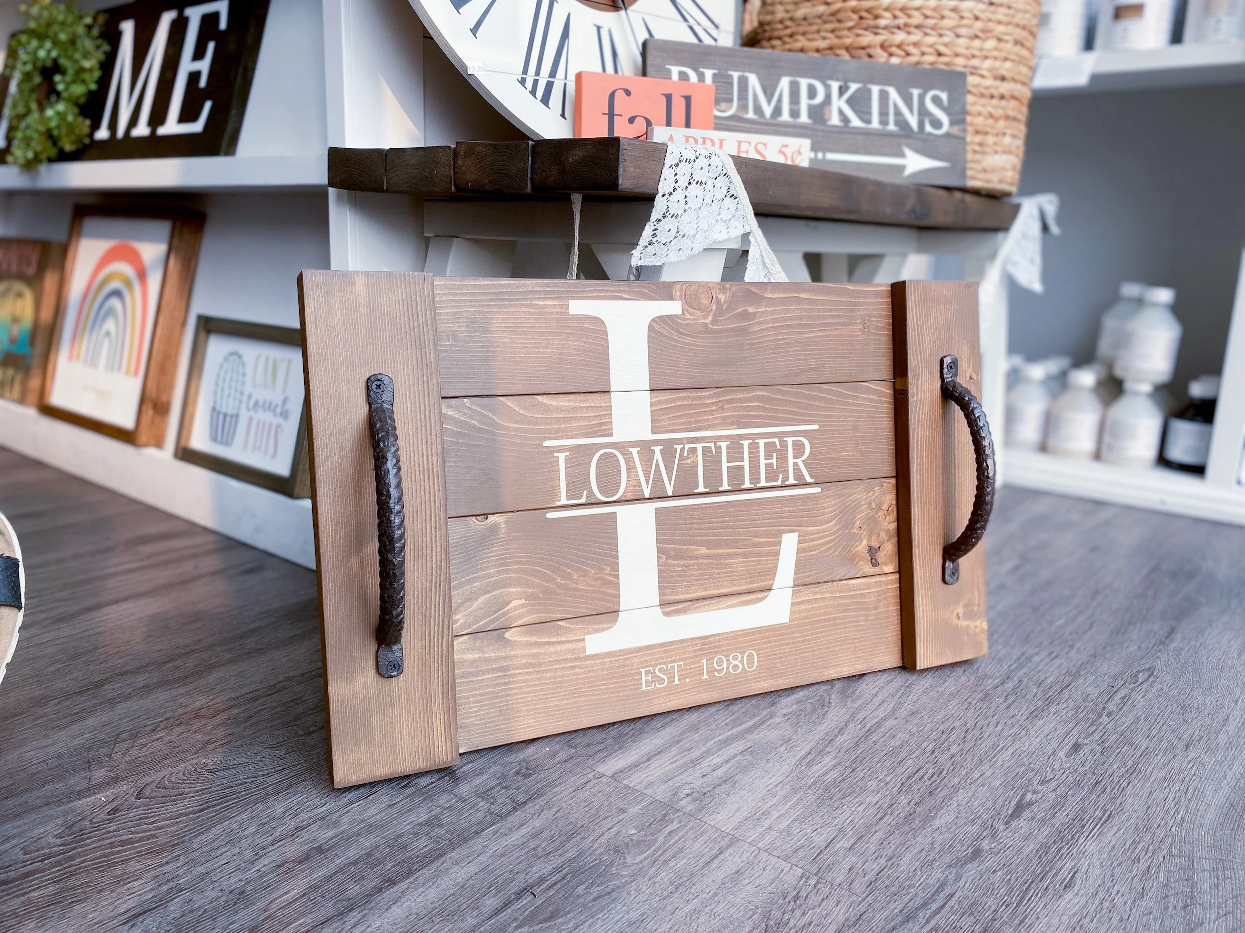 Home Decor Kelowna — Rustic Chalk Decor