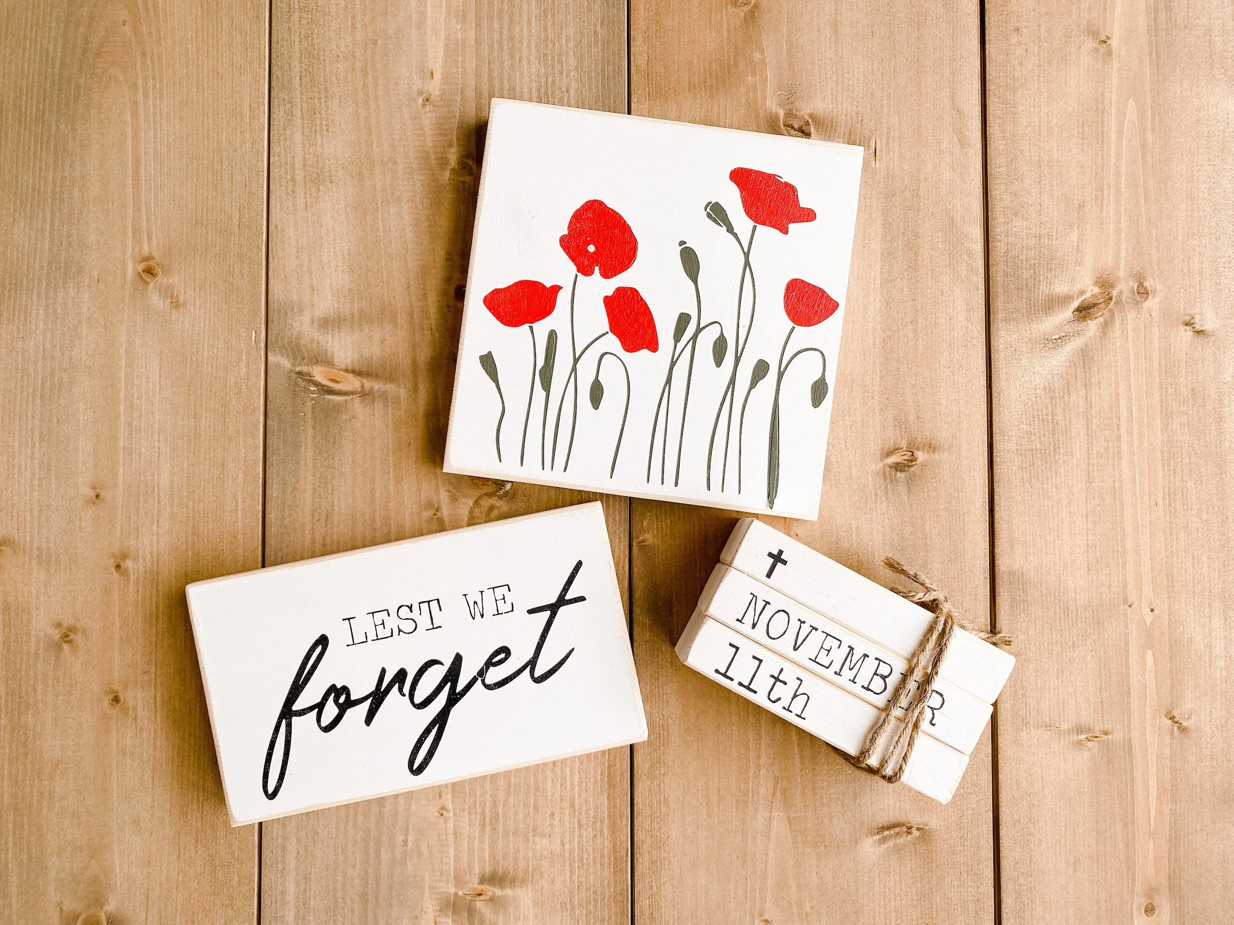 Remembrance Day - Wood Sign Bundle | DIY Kit