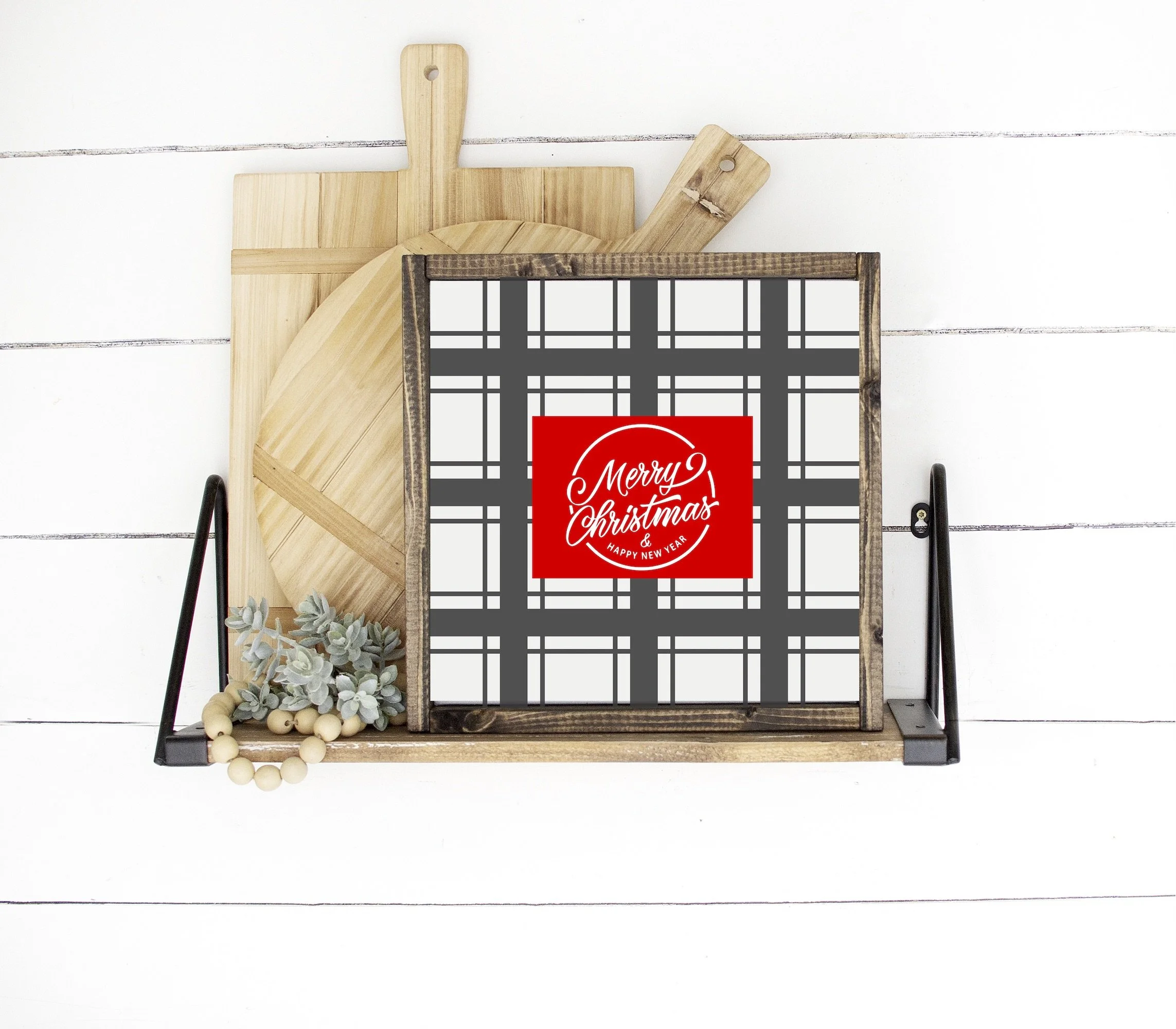 Merry Christmas - Plad - Interchangable Sign.jpg