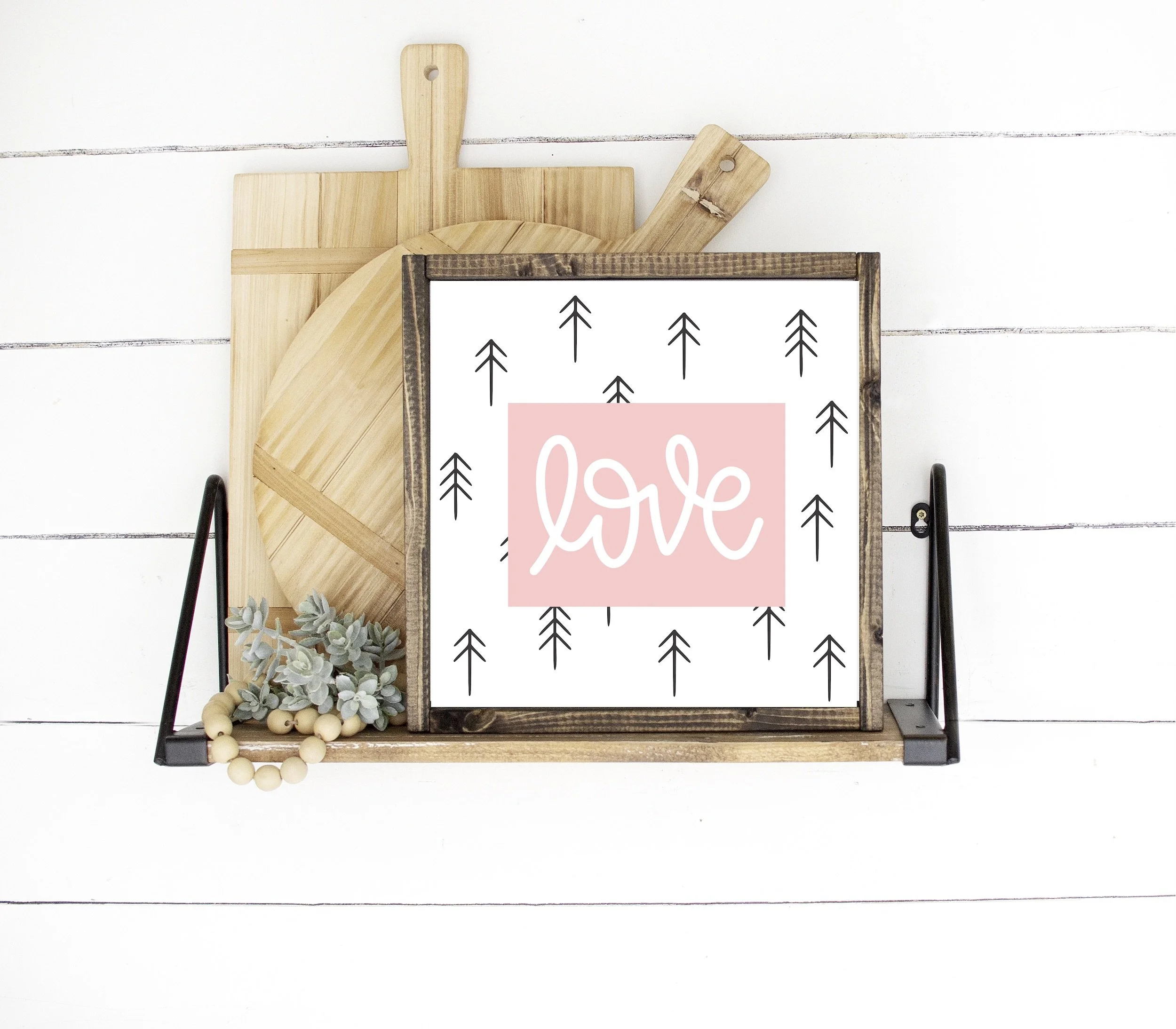 Love Interchangable Wood Sign shelf .jpg