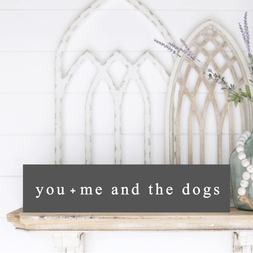4x16 you me and the dogs wood sign diy Kit.jpg