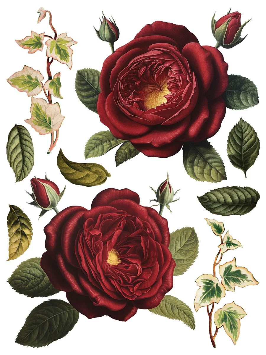 Collage de Fleurs IOD Image Transfer New buy online canada11.jpg