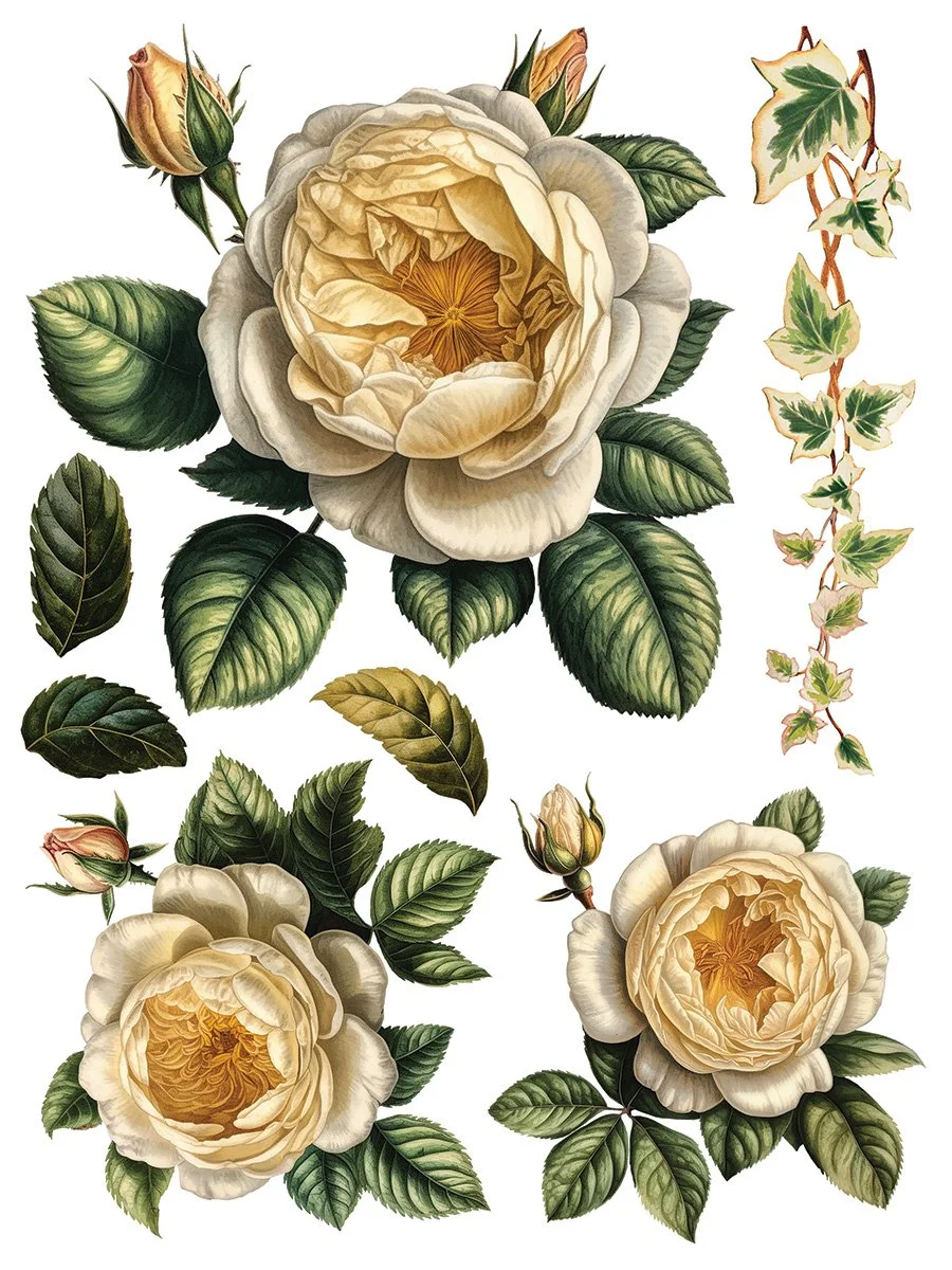 Collage de Fleurs IOD Image Transfer New buy online canada8.jpg