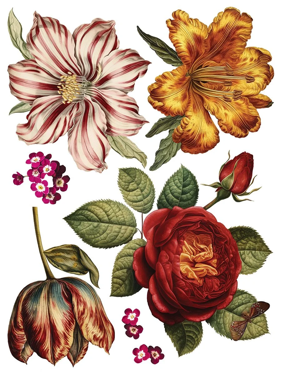 Collage de Fleurs IOD Image Transfer New buy online canada7.jpg