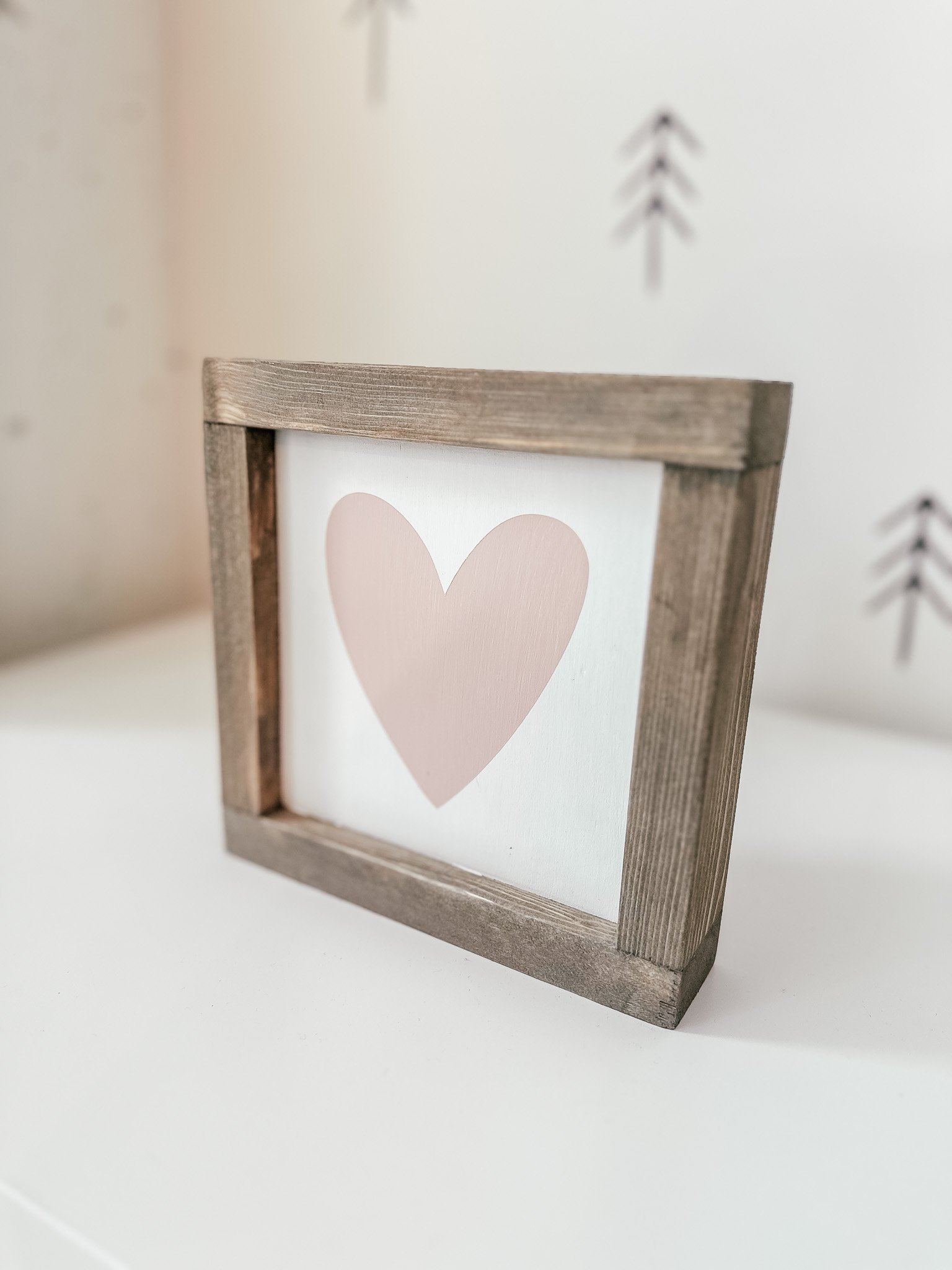 6x6 framed Mini sign heart love DIY Kit Wood Kelowna Canada3.jpg