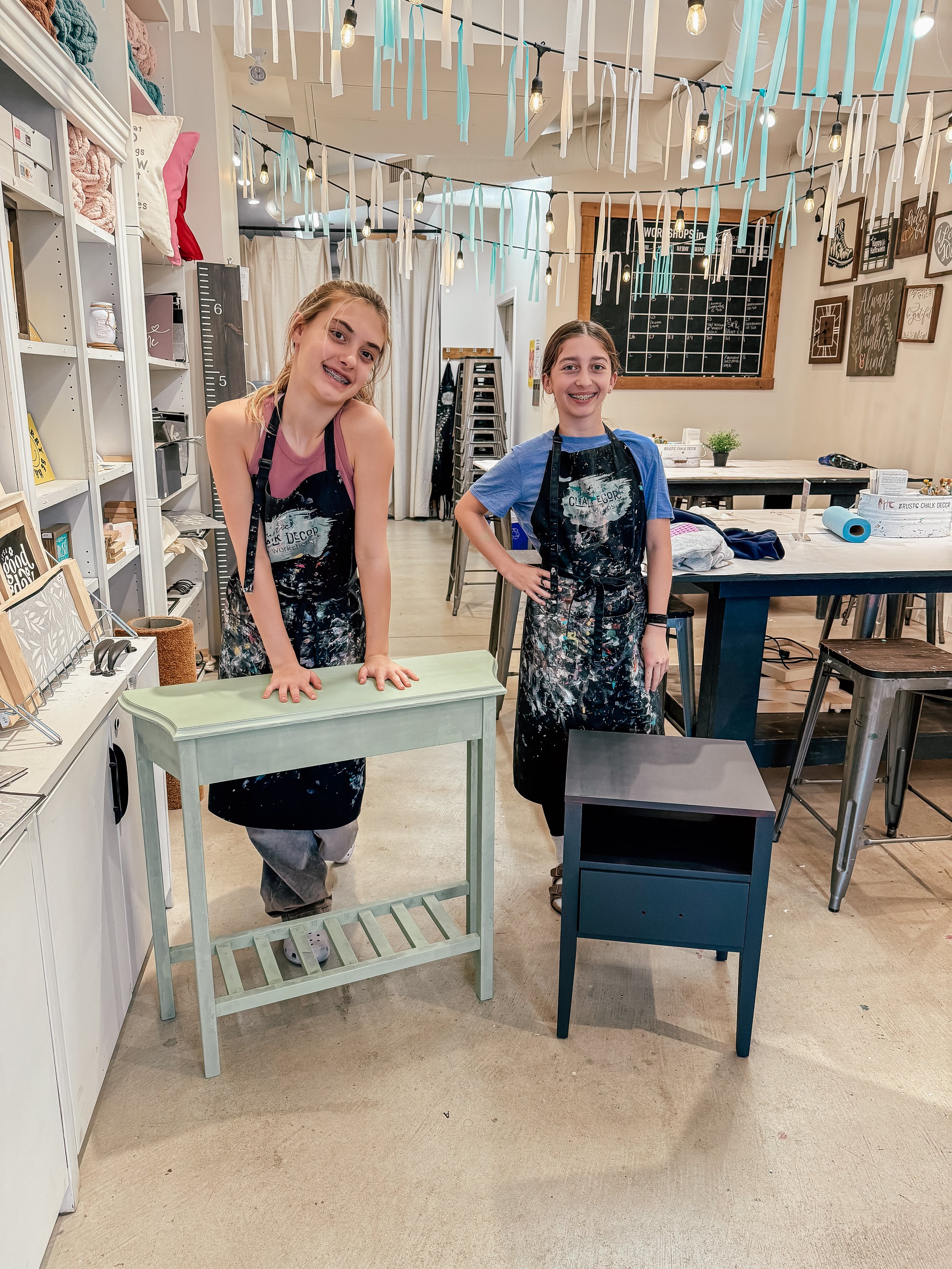 Homeschooling Youth Furniture Painting 101 - 4 Week Course. February 18 - March 11