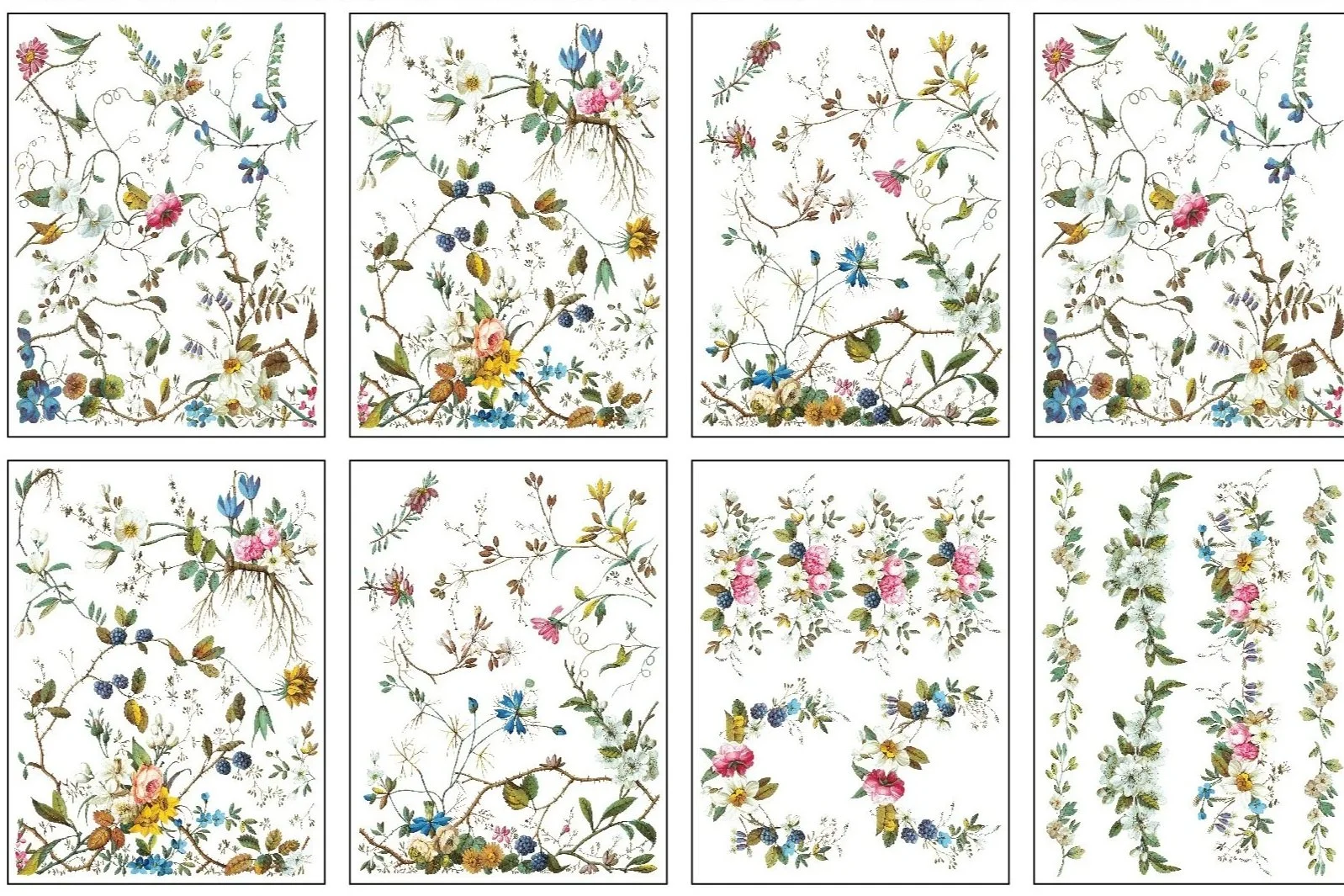 Lost Garden - 8 Sheet Transfer