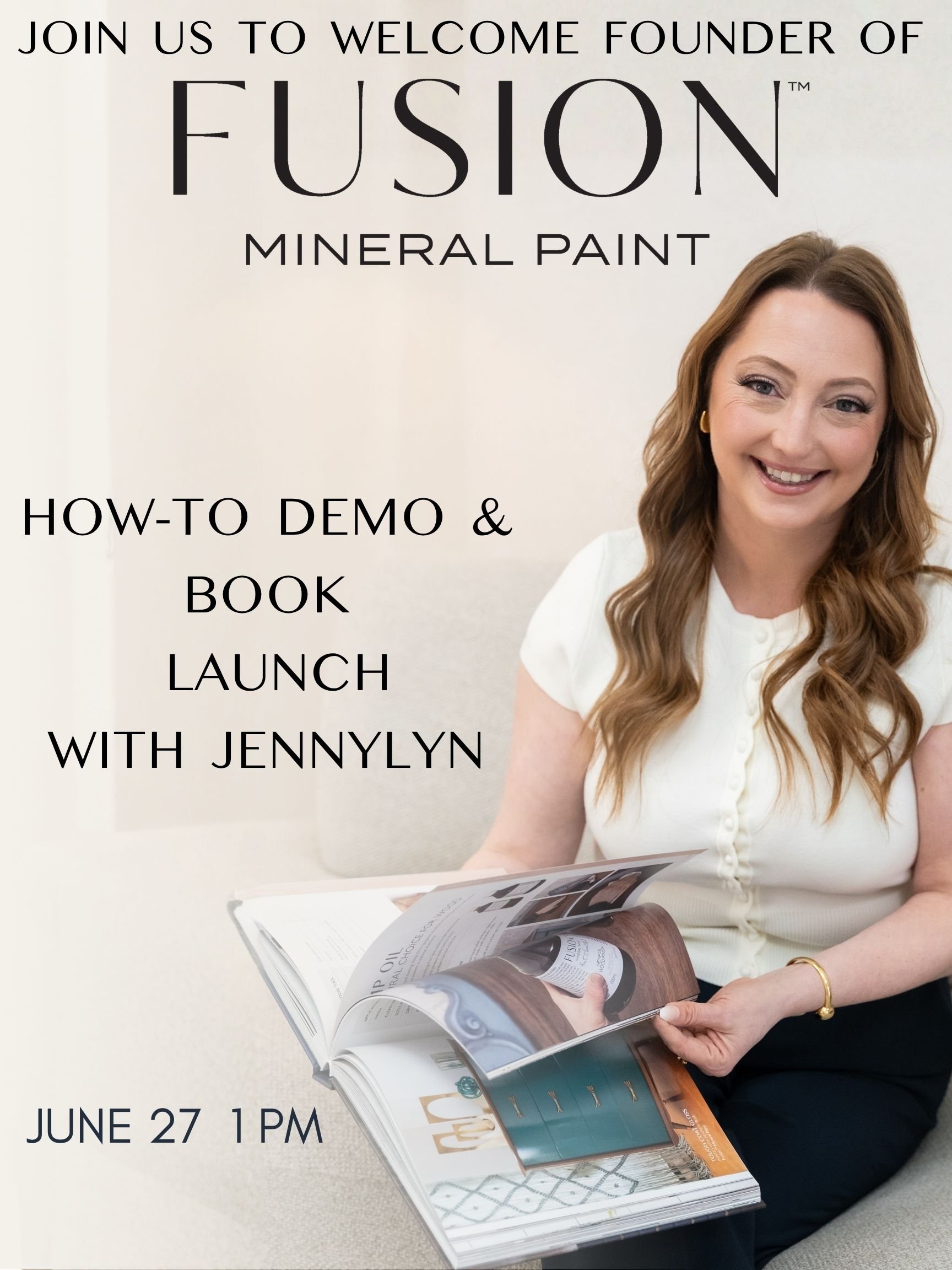 How-To Demo &amp; Book Launch with Jennylyn - founder of Fusion Mineral Paint