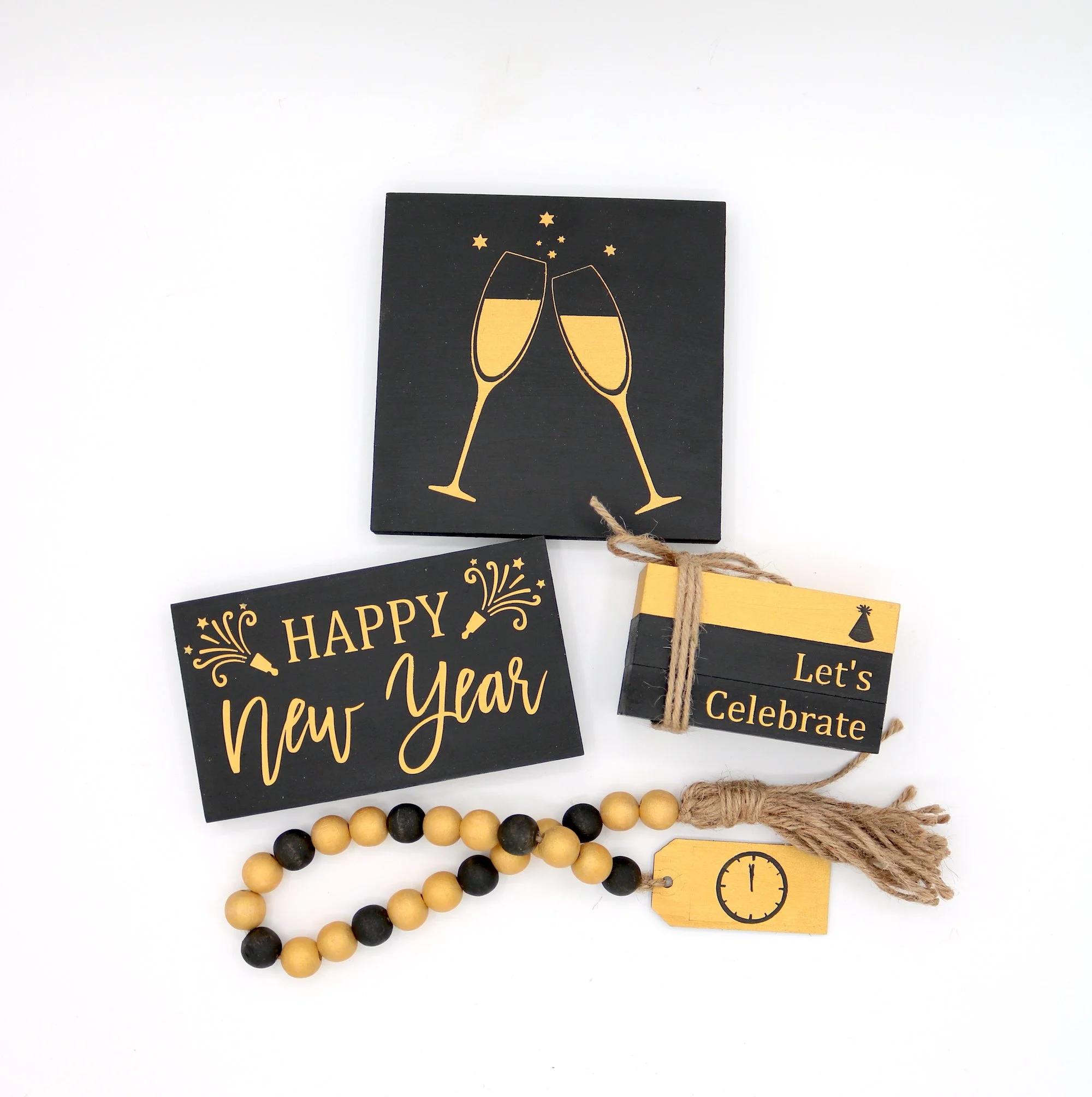 Happy New Year wood sign budnle2.JPG