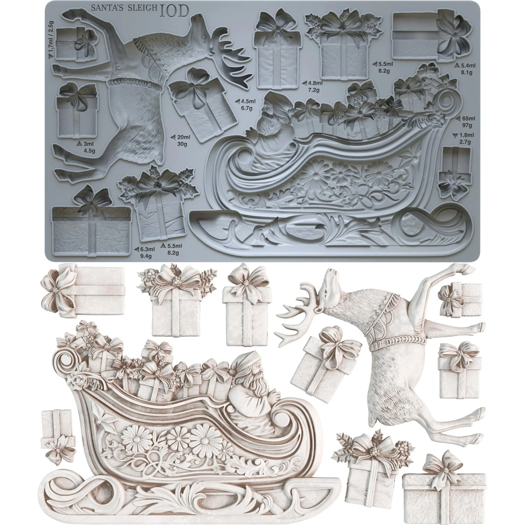 Santa's Sleigh | IOD Mould - Retired