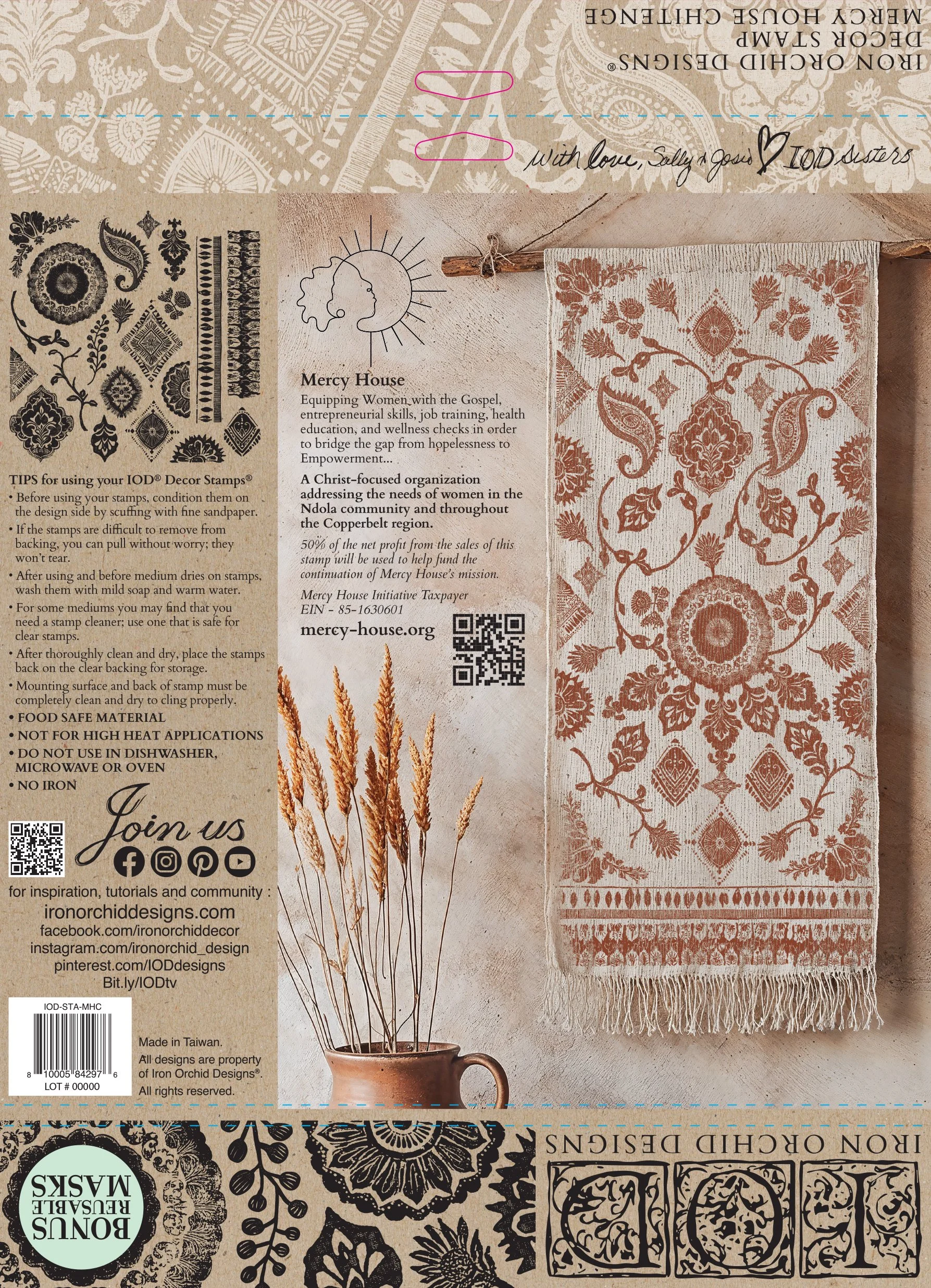 Mercy House Chitenge Stamp IOD Canada buy online3.jpg