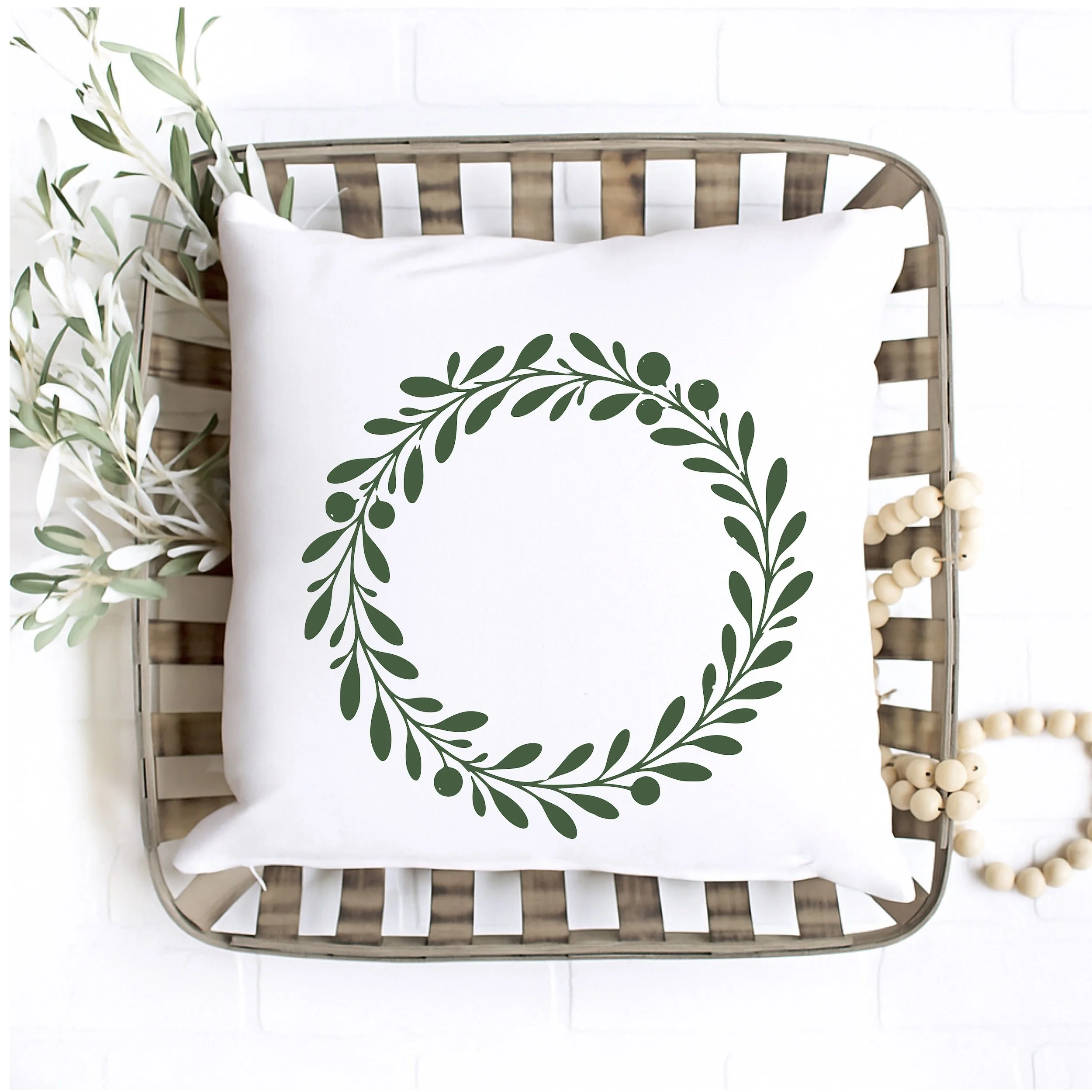 Christmas Wreath - Pillow | DIY Kit