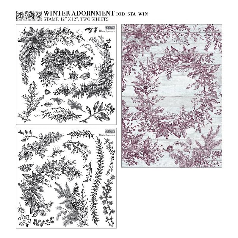 Winter Adornment | IOD Stamp - *Limited Edition