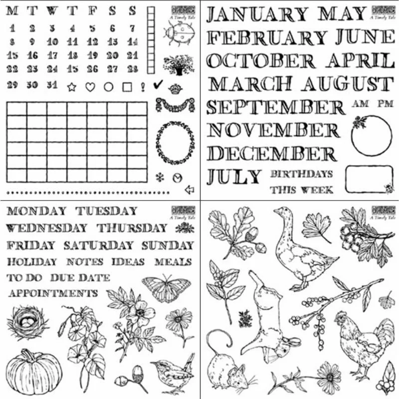A Timely Tale | IOD Stamp - *New