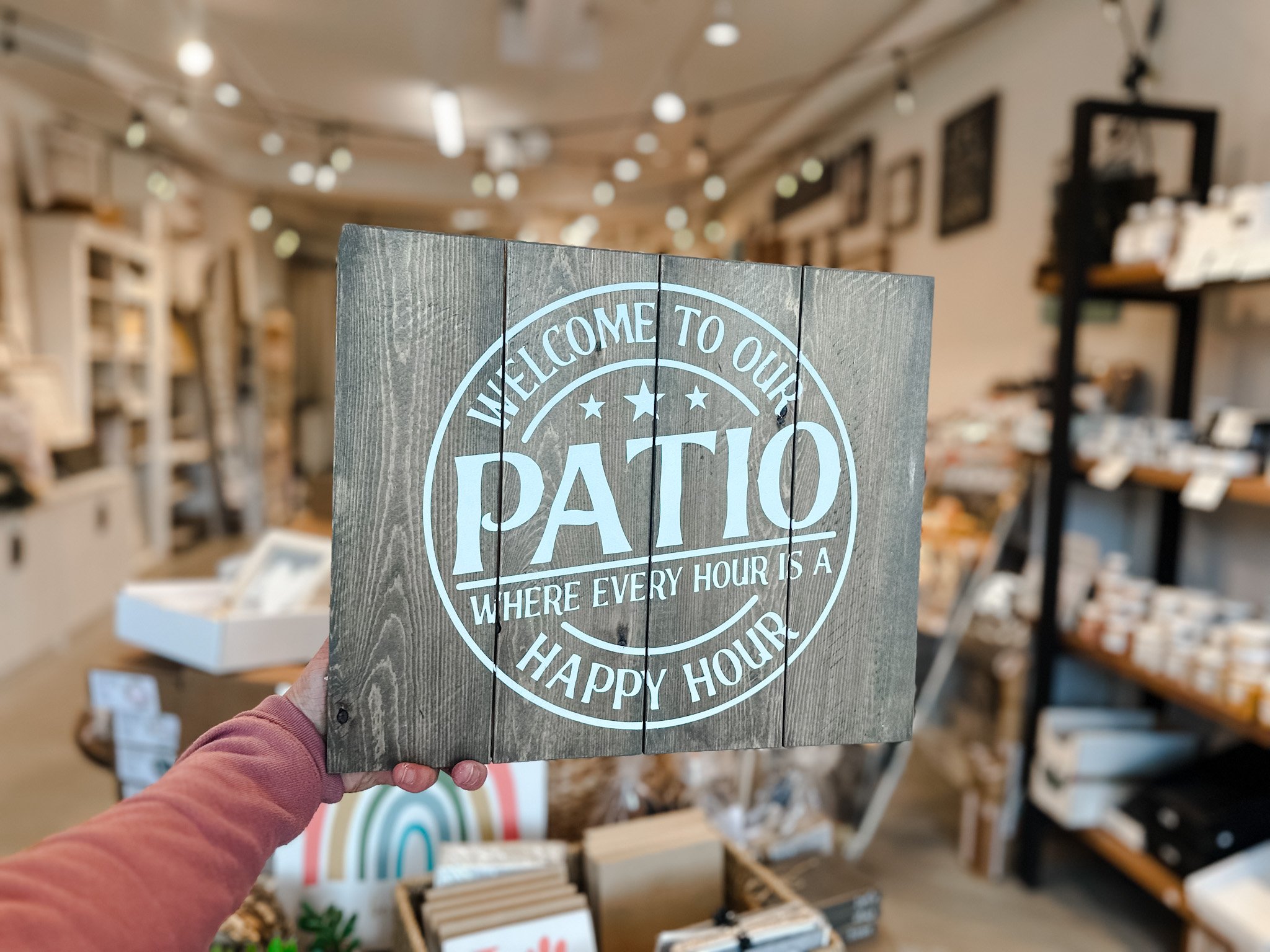 12x14 plank wood sign stained welcome to our patio3.jpg