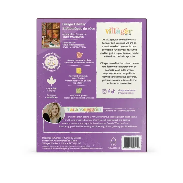 Dream Library | Villager 1000-Piece Puzzle buy Kelowna Canada online2.jpeg.webp
