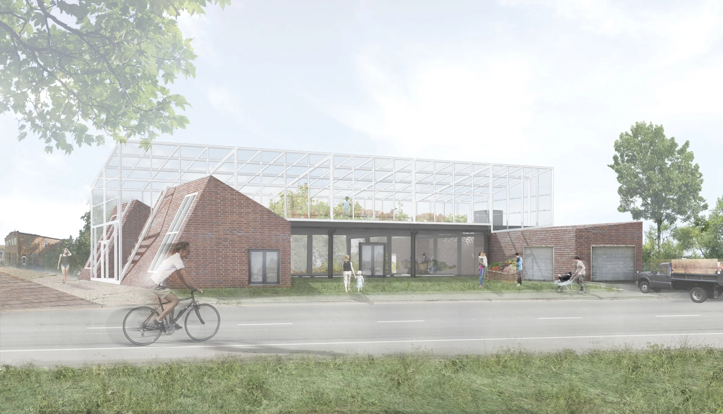 Exterior Summer Daytime Render