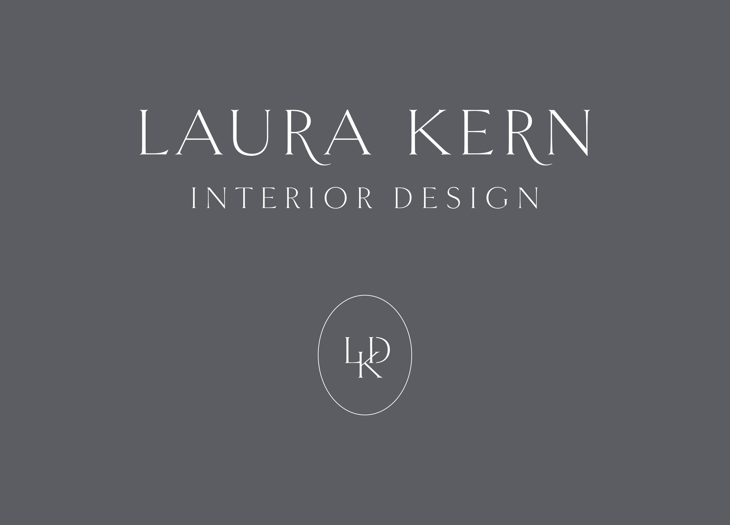 Laura Kern Interior Design — Letterform Creative