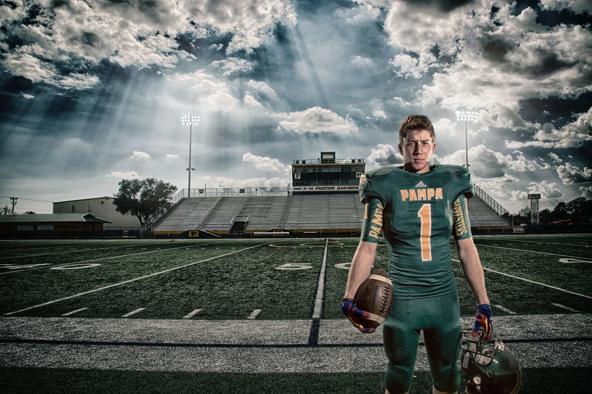 Amarillo Senior Photographer Sports Portraits