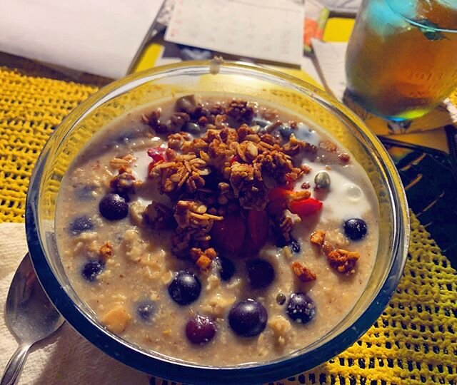 Fancied up my late night granola