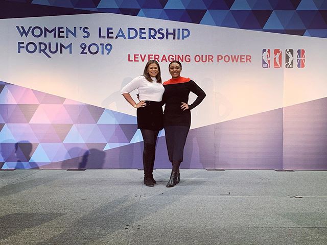 Carrying the energy from the 2nd Annual @nba Women&rsquo;s Leadership Forum into a new week! Feeling extra motivated &amp; inspired! Proud to be a Black woman at the league! @denisepyf #WLFPower