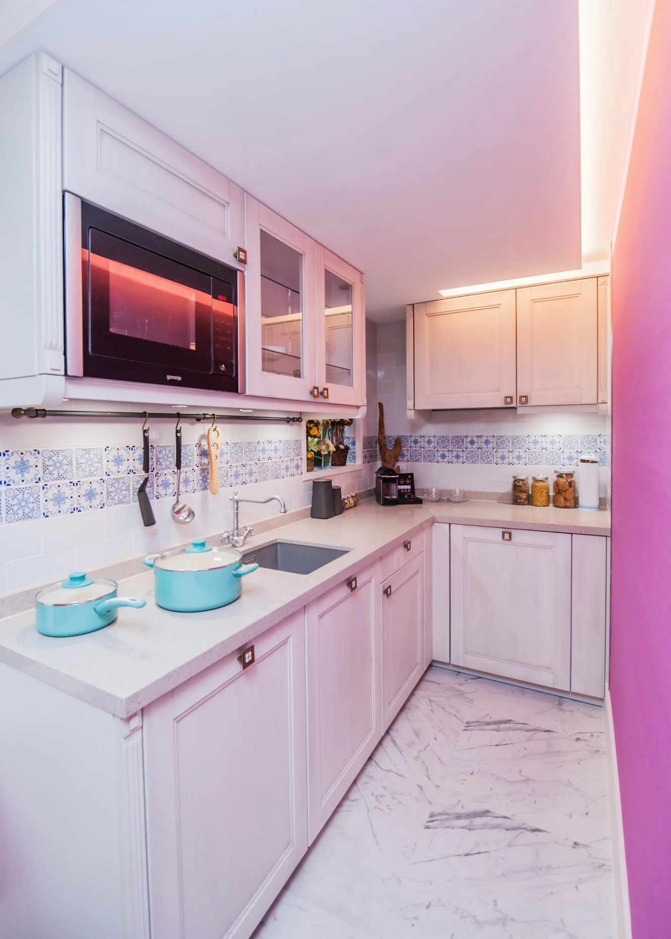 The kitchenette in one of the suites. Image supplied.