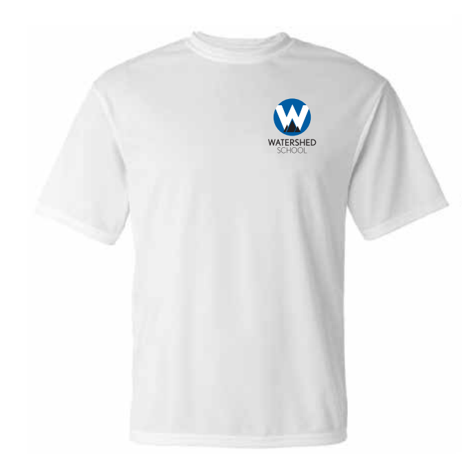 C2 Sport Performance T-Shirt (White & Grey) | Watershed School