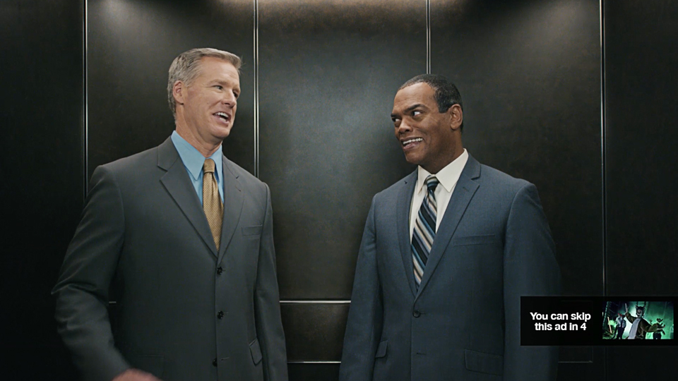The elevator film from GEICO Unskippable