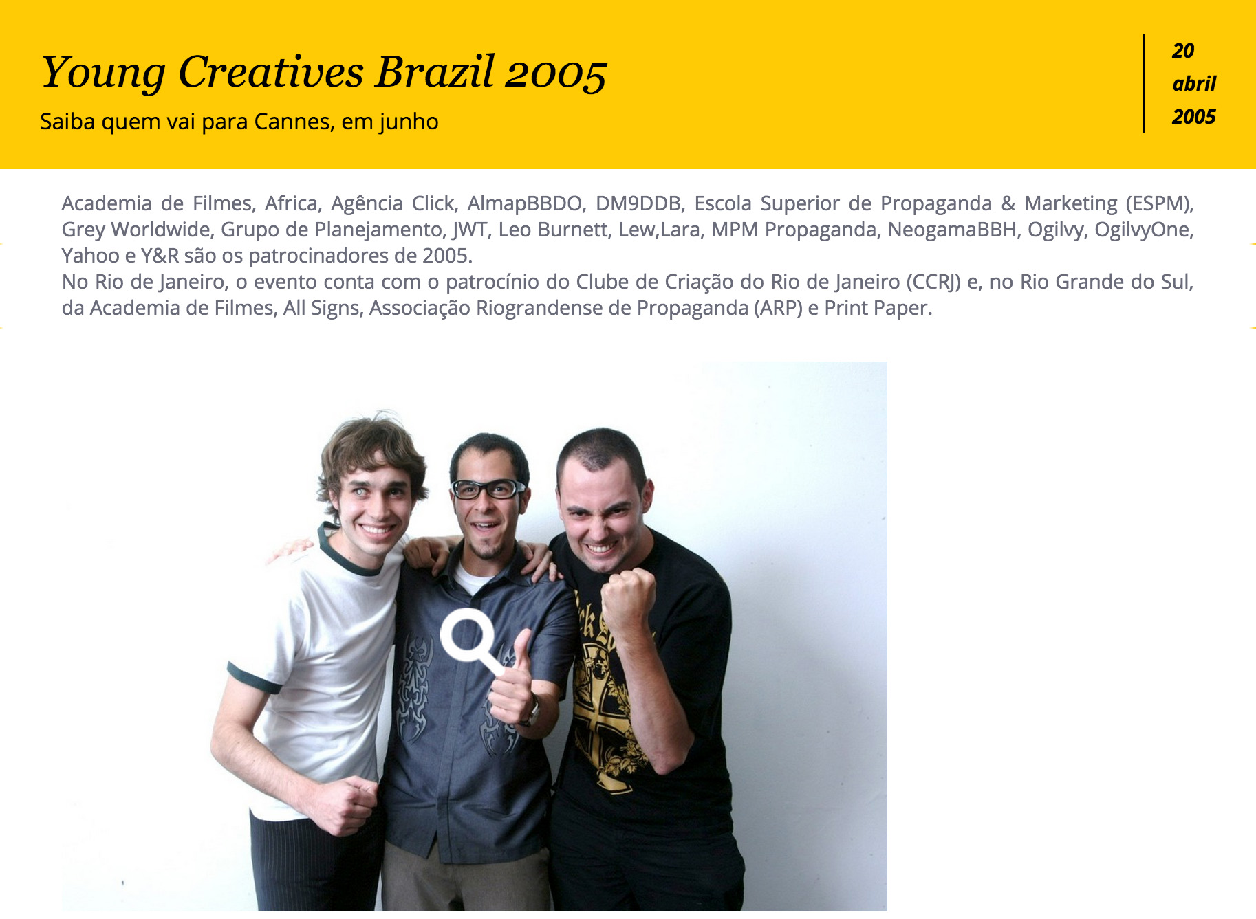 Young Creatives Brazil 2005