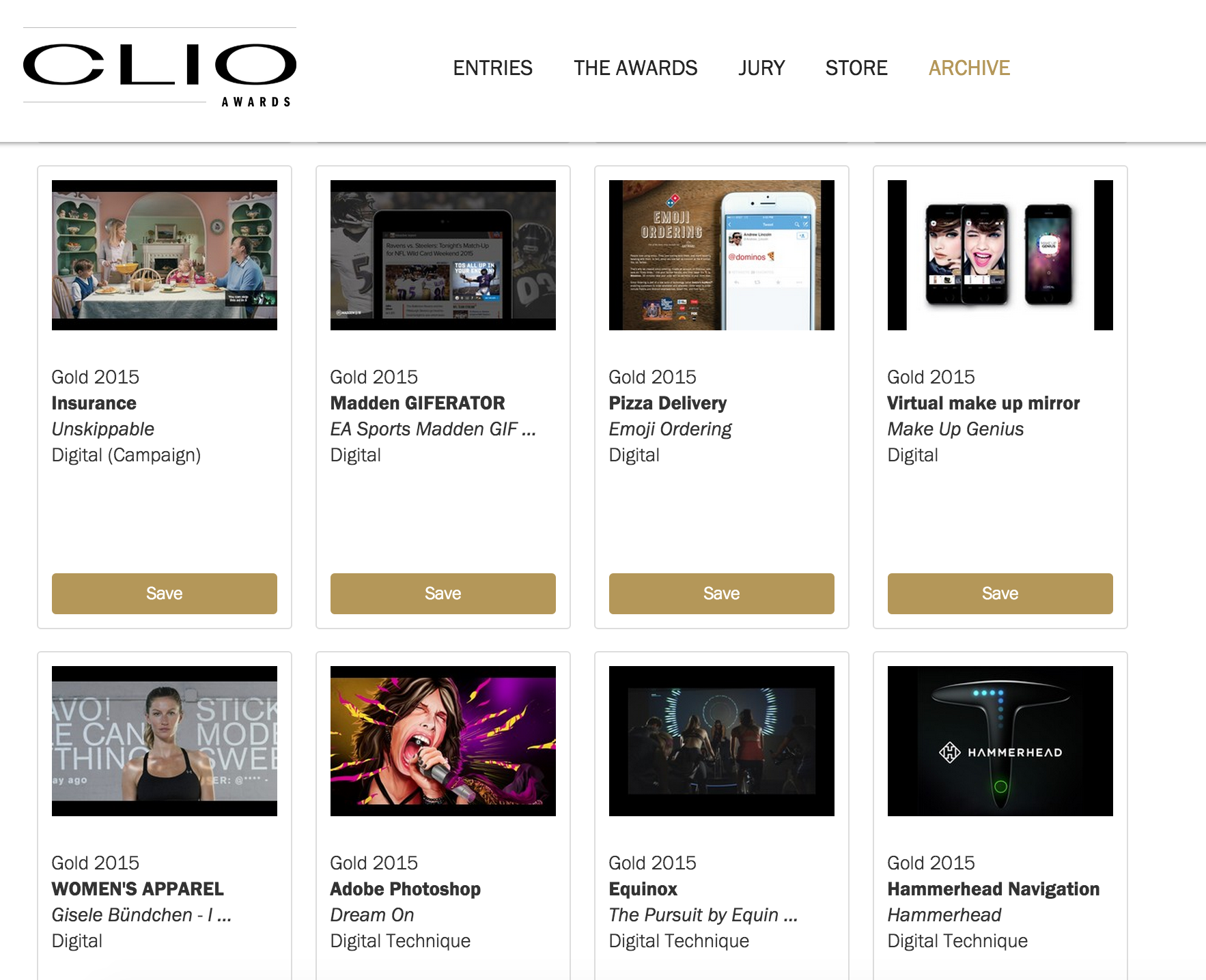 Unskippable wins 2 Gold Clios