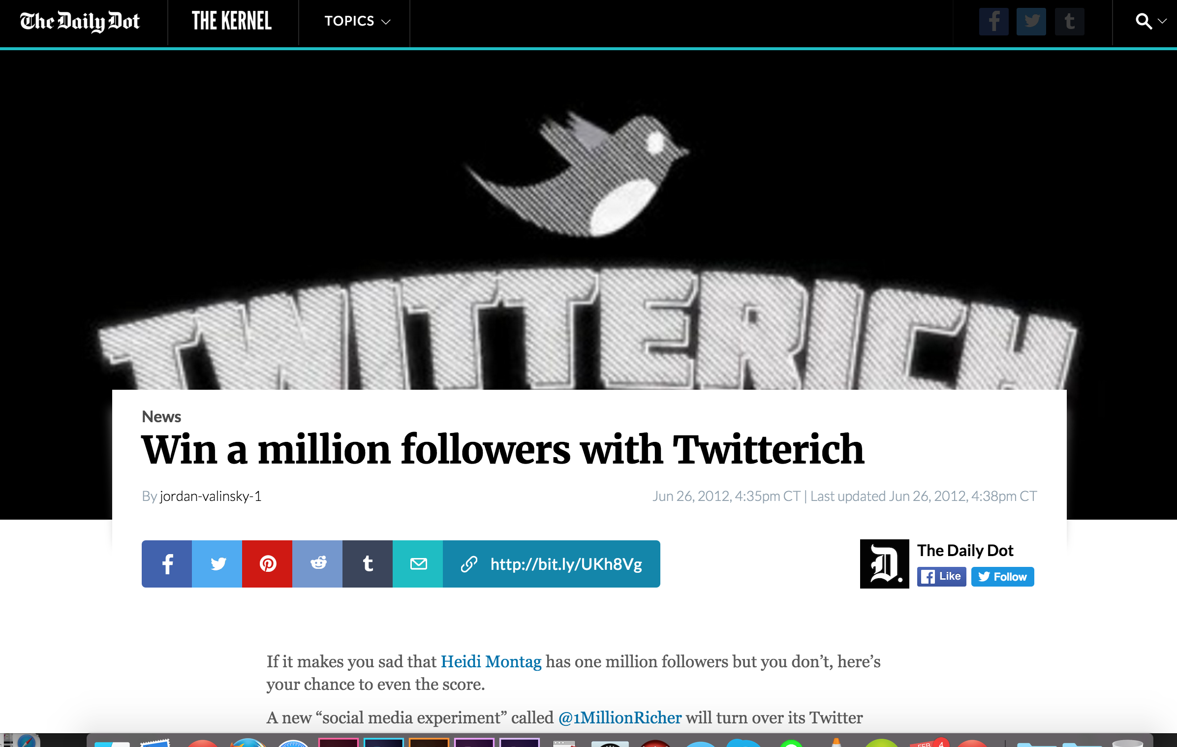Win a million followers with Twitterich