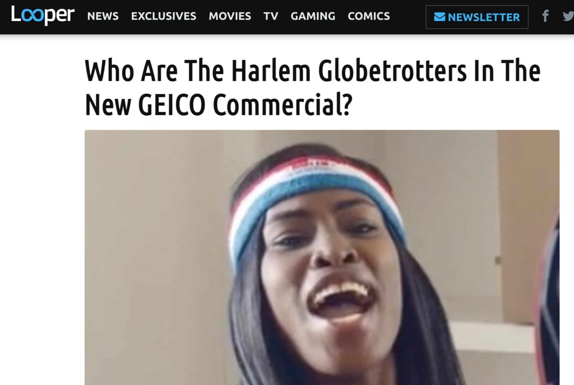 Who are the Harlem Globetrotters in the new GEICO commercial?