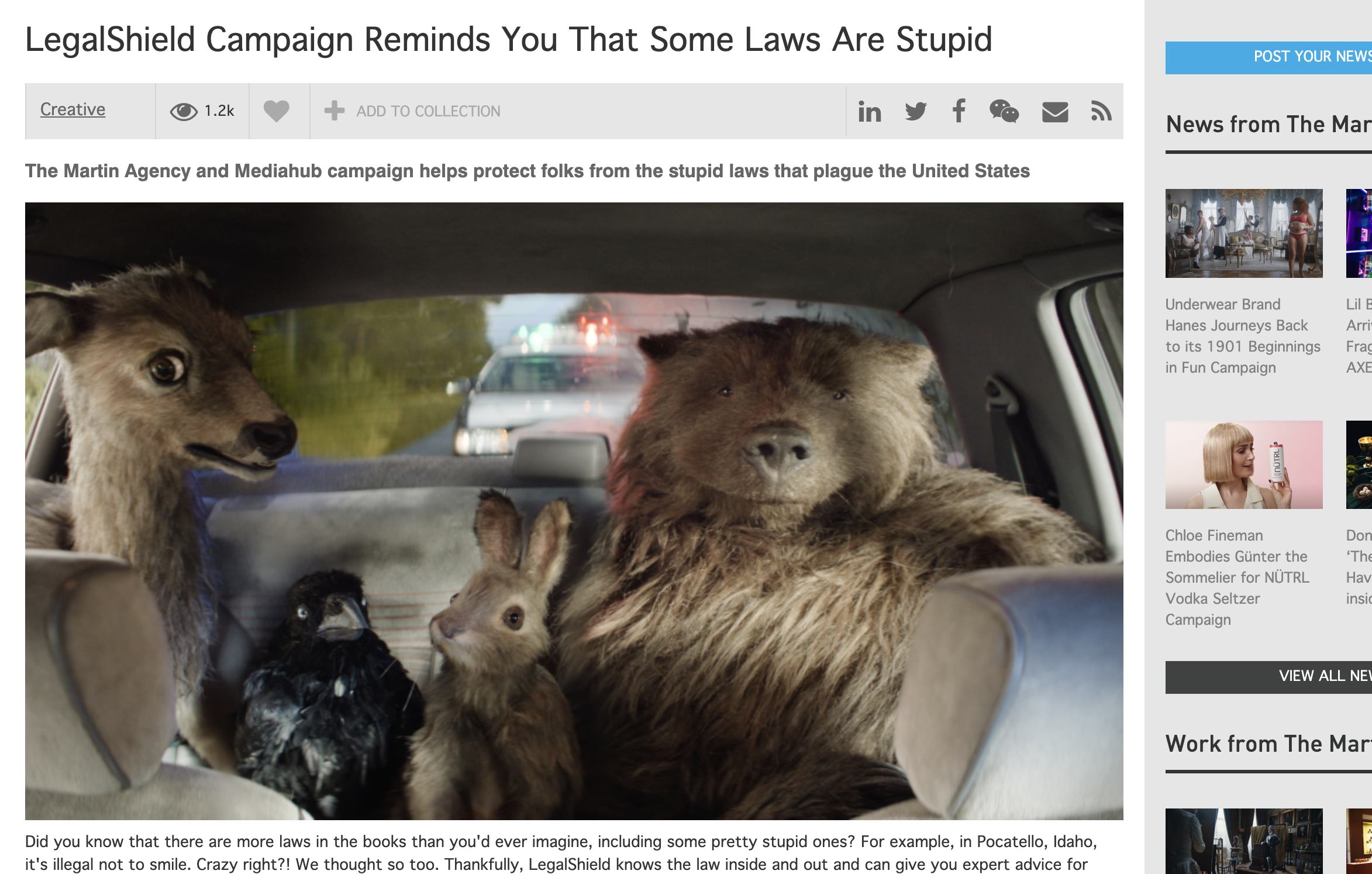 LegalShield Campaign Reminds You That Some Laws Are Stupid