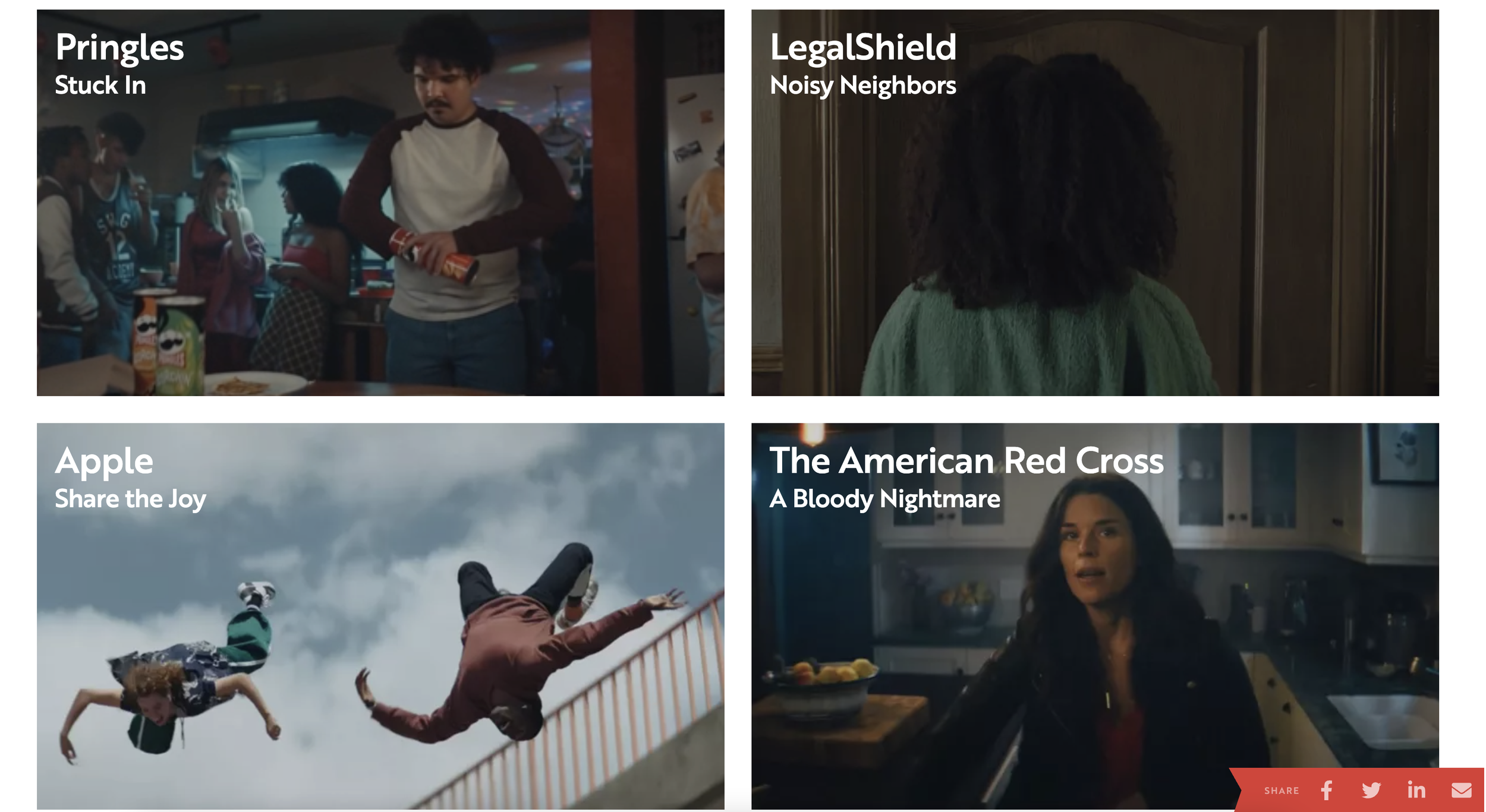 Shots Awards - commercials and campaigns that have a truly brilliant idea at their core.