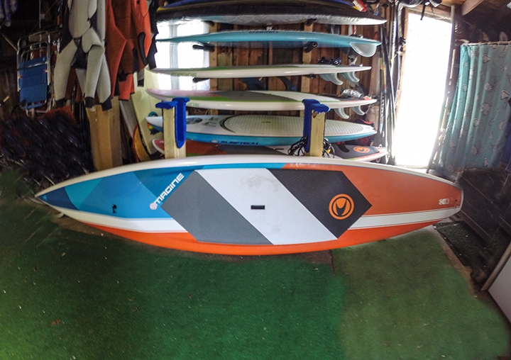 Featured board - Imagine 12'6" Rocket for race/distance paddling. Excellent for core work out
